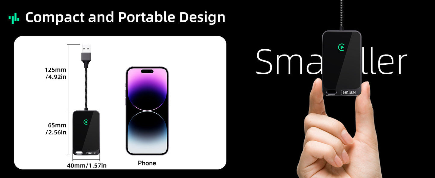 Wireless CarPlay Adapter for USB-C Ports