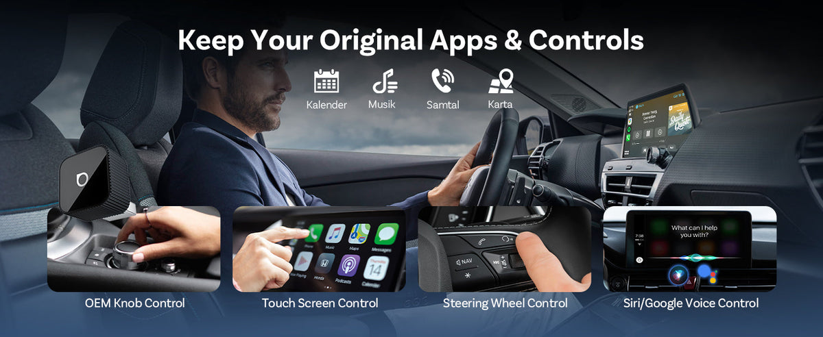 Universal Wireless CarPlay and Android Auto Adapter