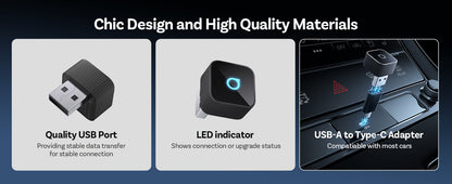 Universal Wireless CarPlay and Android Auto Adapter