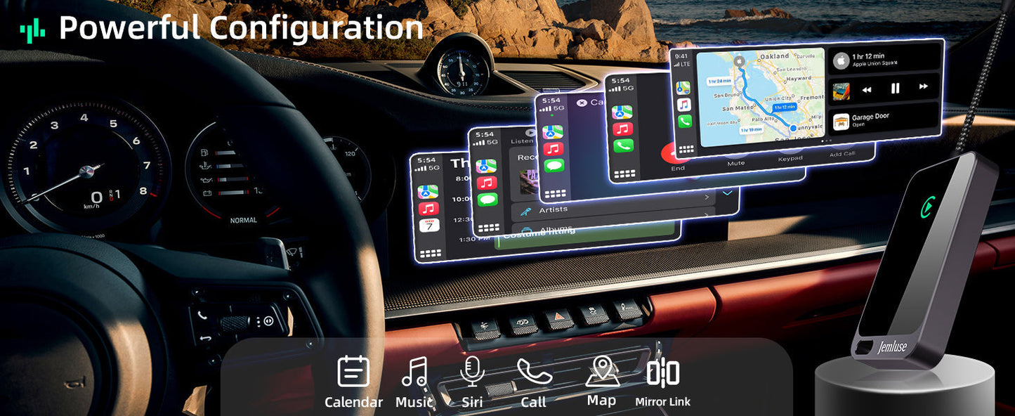 Wireless CarPlay Adapter for USB-C Ports