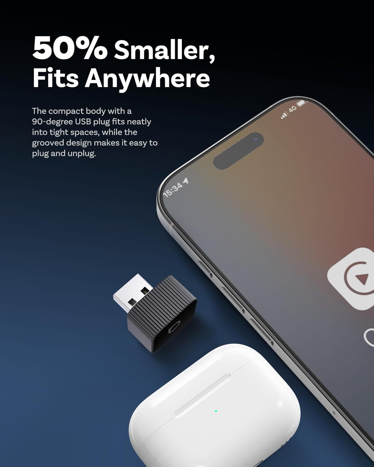 Universal Wireless CarPlay and Android Auto Adapter