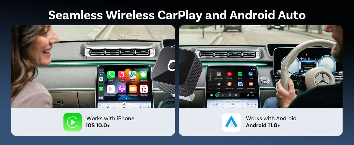 Universal Wireless CarPlay and Android Auto Adapter