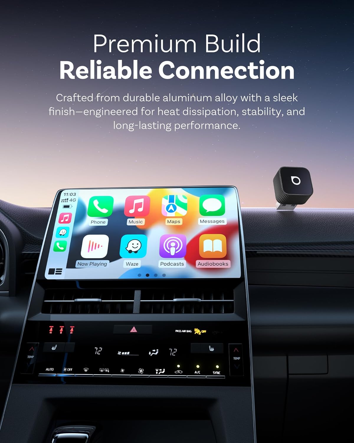 Universal Wireless CarPlay and Android Auto Adapter