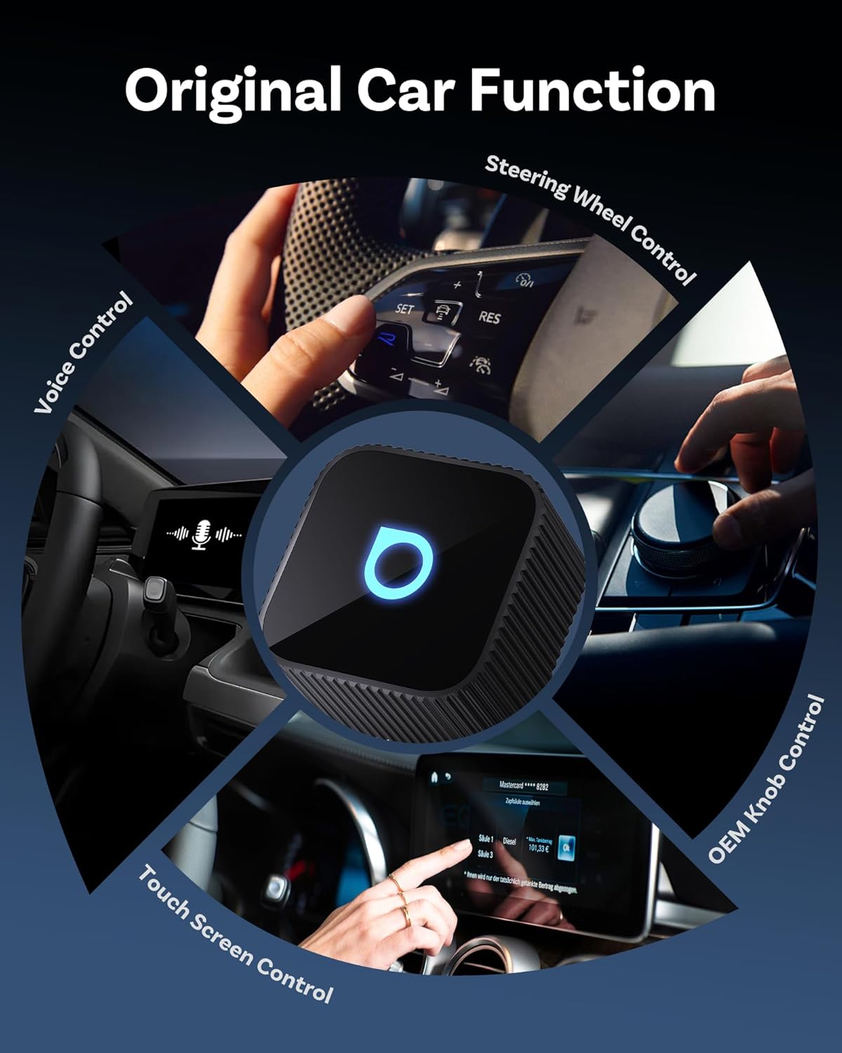 Universal Wireless CarPlay and Android Auto Adapter